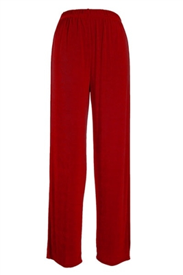 Pants - cranberry - acetate/spandex