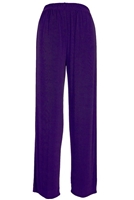 Pants - purple - acetate/spandex