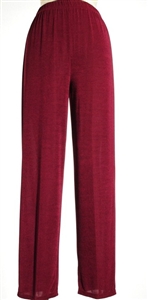 Pants - burgundy - polyester/spandex