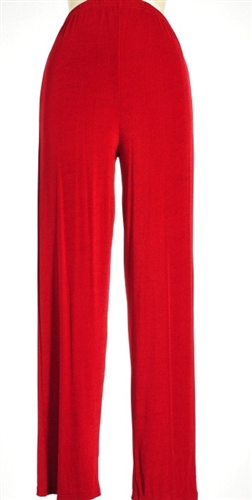 pants - red -- polyester/spandex