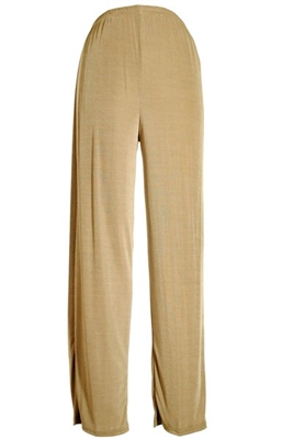 Pants - taupe - polyester/spandex
