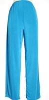 Pants - turquoise  - polyester/spandex