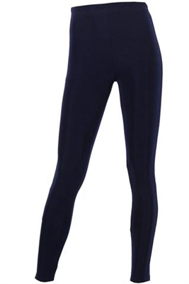 Slim pants - navy - acetate/spandex