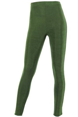 Slim pants - olive - acetate/spandex