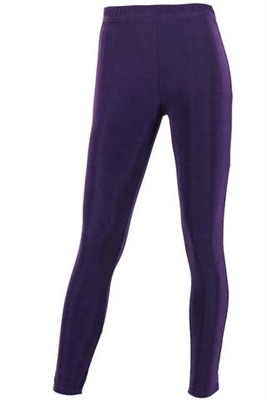 Slim pants - purple - acetate/spandex