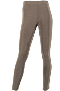 Slim pants - taupe - acetate/spandex