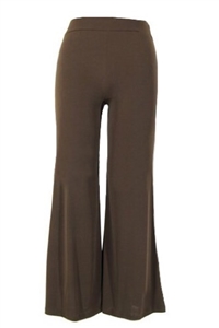 Palazzo pants - brown - polyester