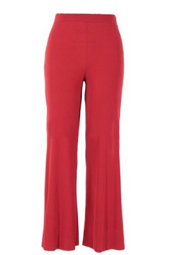 Wide Leg Pants Breathable All Match High Waist Polyester Solid Color Casual  Office Wide Leg Pants (S) at Amazon Women's Clothing store