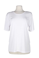 Short sleeve top - ivory - polyester/spandex