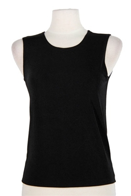 Tank top - black - polyester/spandex