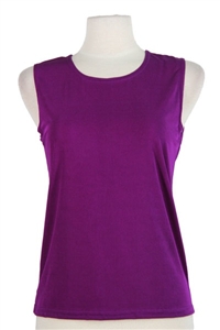 Tank top - purple - polyester/spandex