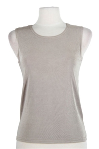 Tank top - taupe - polyester/spandex