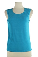 Tank top - turquoise - polyester/spandex