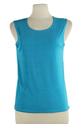 Tank top - turquoise - polyester/spandex