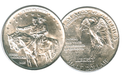 stone mountain commemorative half dollar