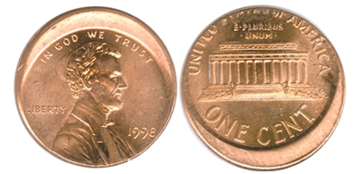 dated off center lincoln cent