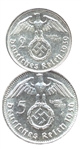 third reich silver coinage