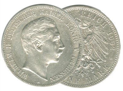 whilhem silver coin