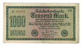 germany 1000 mark notes