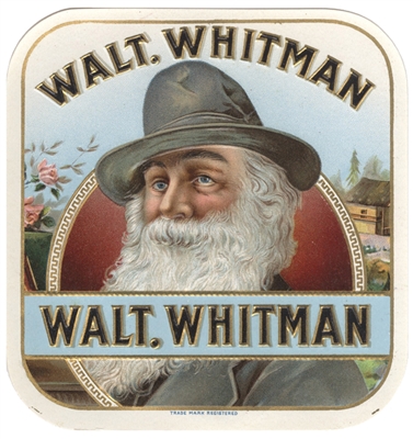 walt whitman cigar label