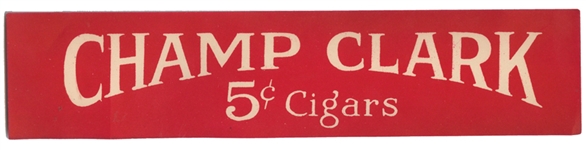 champ clark cigar label
