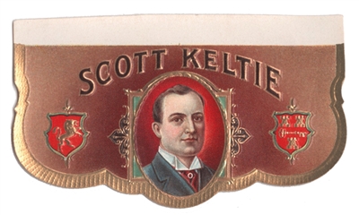 sir john scott keltie cigar label