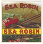 sea robin cigar box label