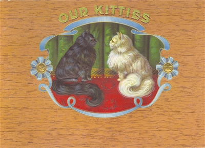 our kitties cigar box label