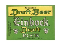 einbrock draft beer label