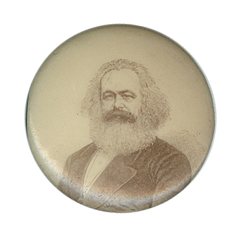 carl marx button