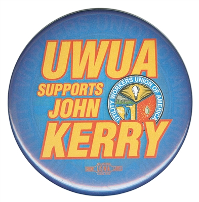 john kerry union buttons