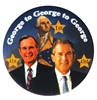 Campaign Button: George to George to George