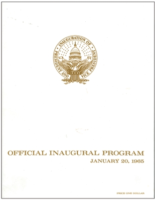 1965 inaugural program