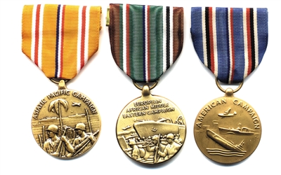 campaign medals wwii