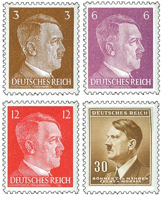 third reich postage stamps