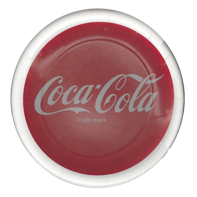 coca cola paper plates