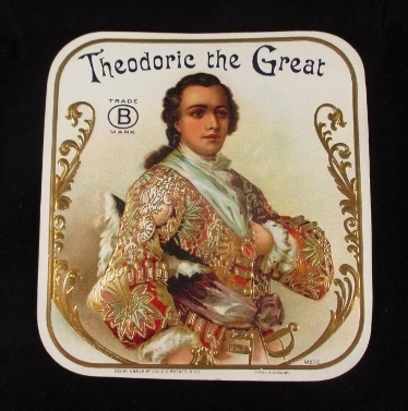 Theodoric the Great Outer Box Cigar Label