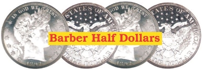 Barber Half Dollars