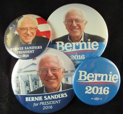 Bernie Sanders Presidential Campaign Buttons