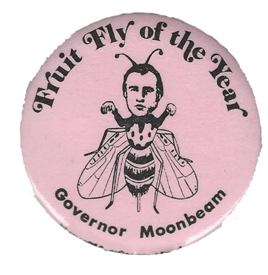 Jerry Brown - Governor Moonbeam Button