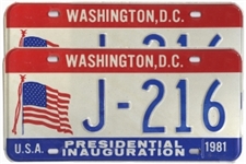ronald reagan license plates