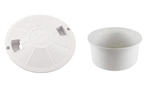 Pentair A&A QuikWater Leveler And DekClor Deck Lid & Ring - White 542517