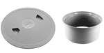 Pentair A&A QuikWater Leveler And DekClor Deck Lid & Ring - Light Gray 542518
