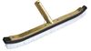 Poolstyle 18in Metal Back SS/Nylon Brush - Gold # PS494