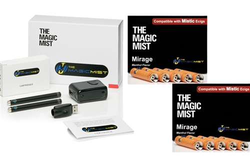Magic Mist cartridges compatible with Mimic Ecigs battery