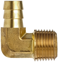 B-129_Brass_Barb_Male_NPTF_Elbow