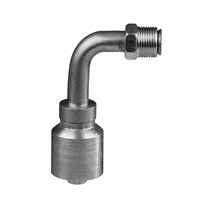 MIX90-W - SAE 45 Degree Inverted flare W Series - crimp hose fittings