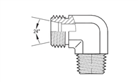 90* Male NPT Elbow - SS