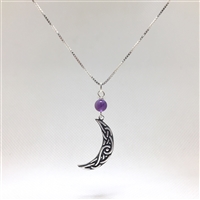 Celtic Moon Necklace Uncommon Adornments