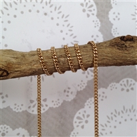Stainless Steel Gold Colored Link Chain